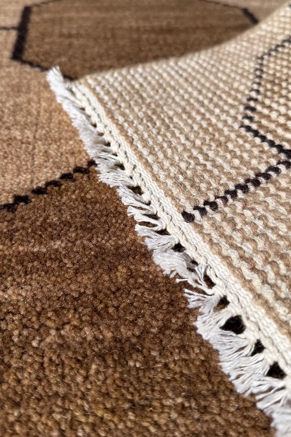 Octagon Link Hand-Knotted Wool Rug - Image 44