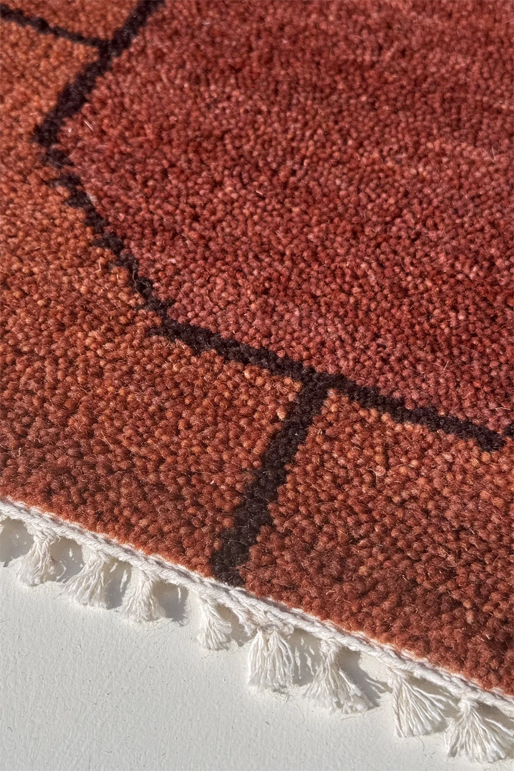Octagon Link Hand-Knotted Wool Rug - Image 53