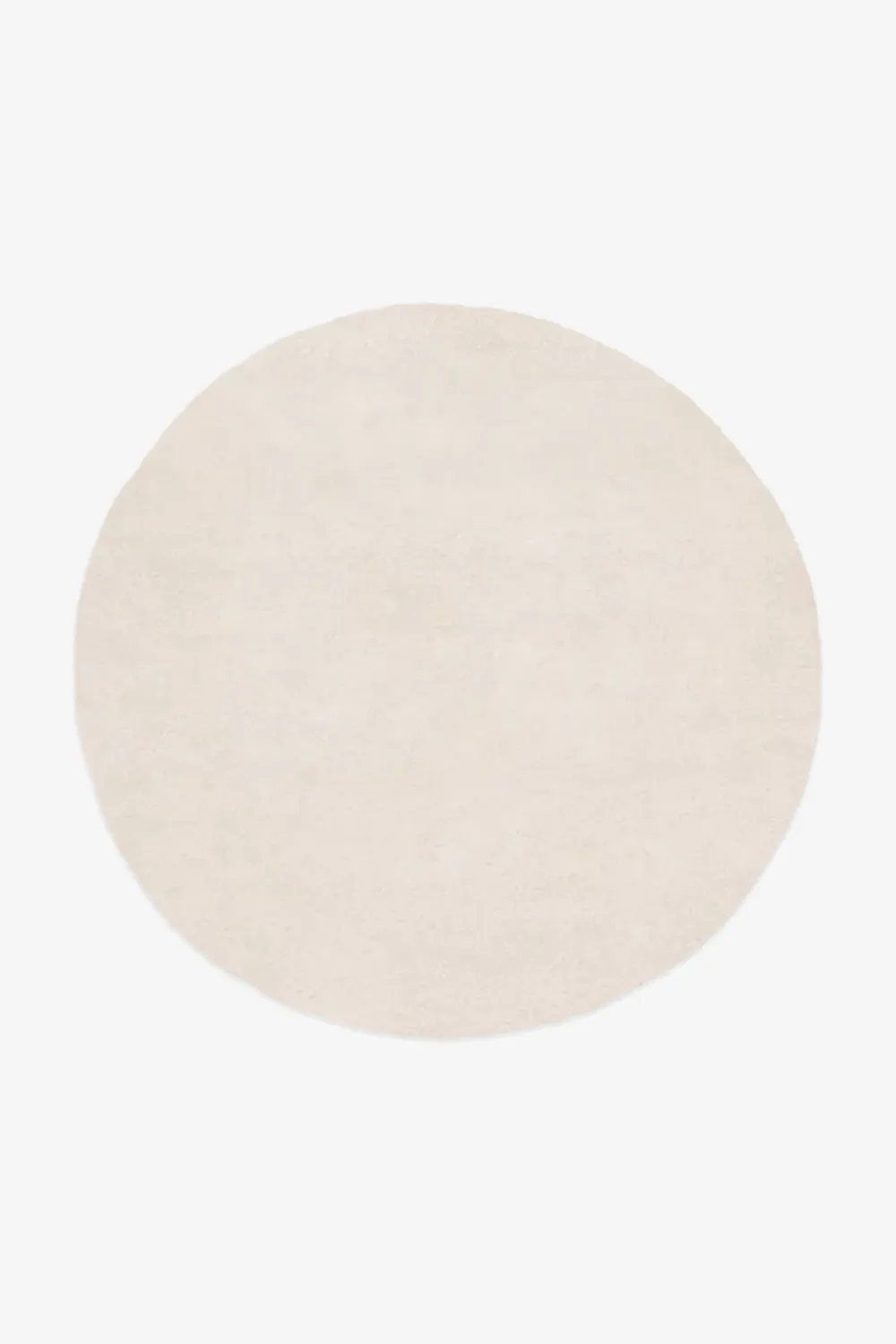 Solid Color Round Hand-Tufted New Zealand Wool Rug - Image 12