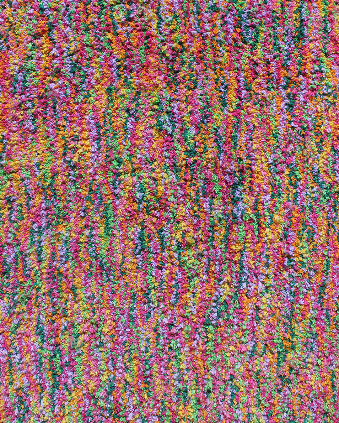 One of a Kind Tropical Rainbow Recycled Cotton Tufted Rug - Image 4