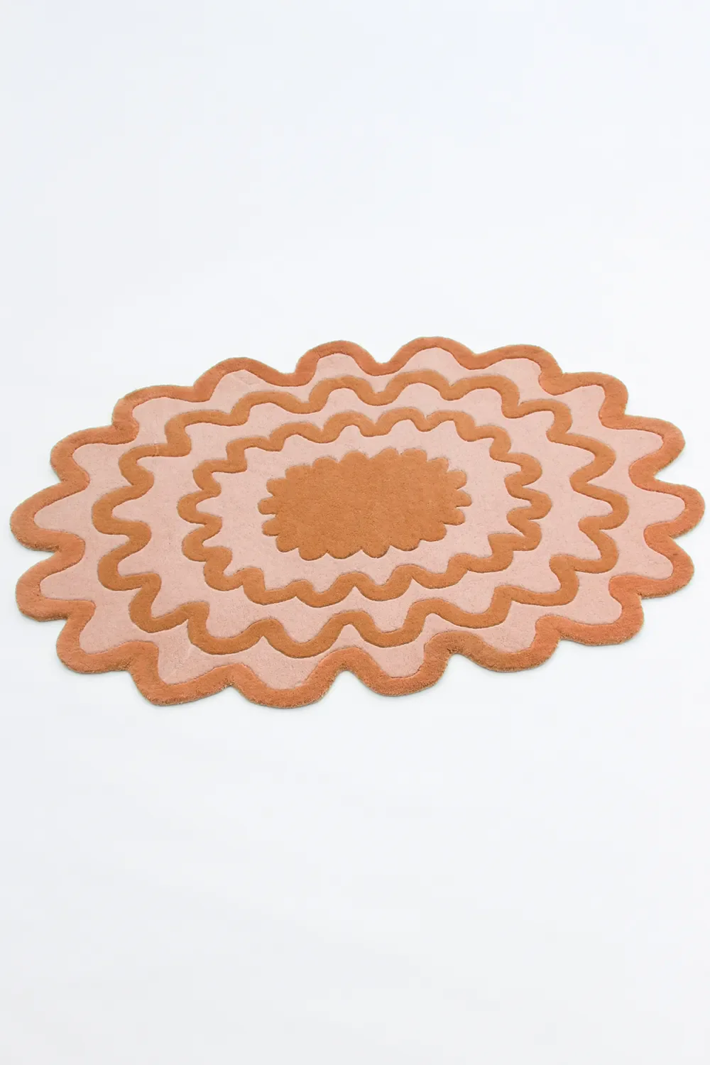 Burst Oval Hand-Tufted Wool Rug - Image 21