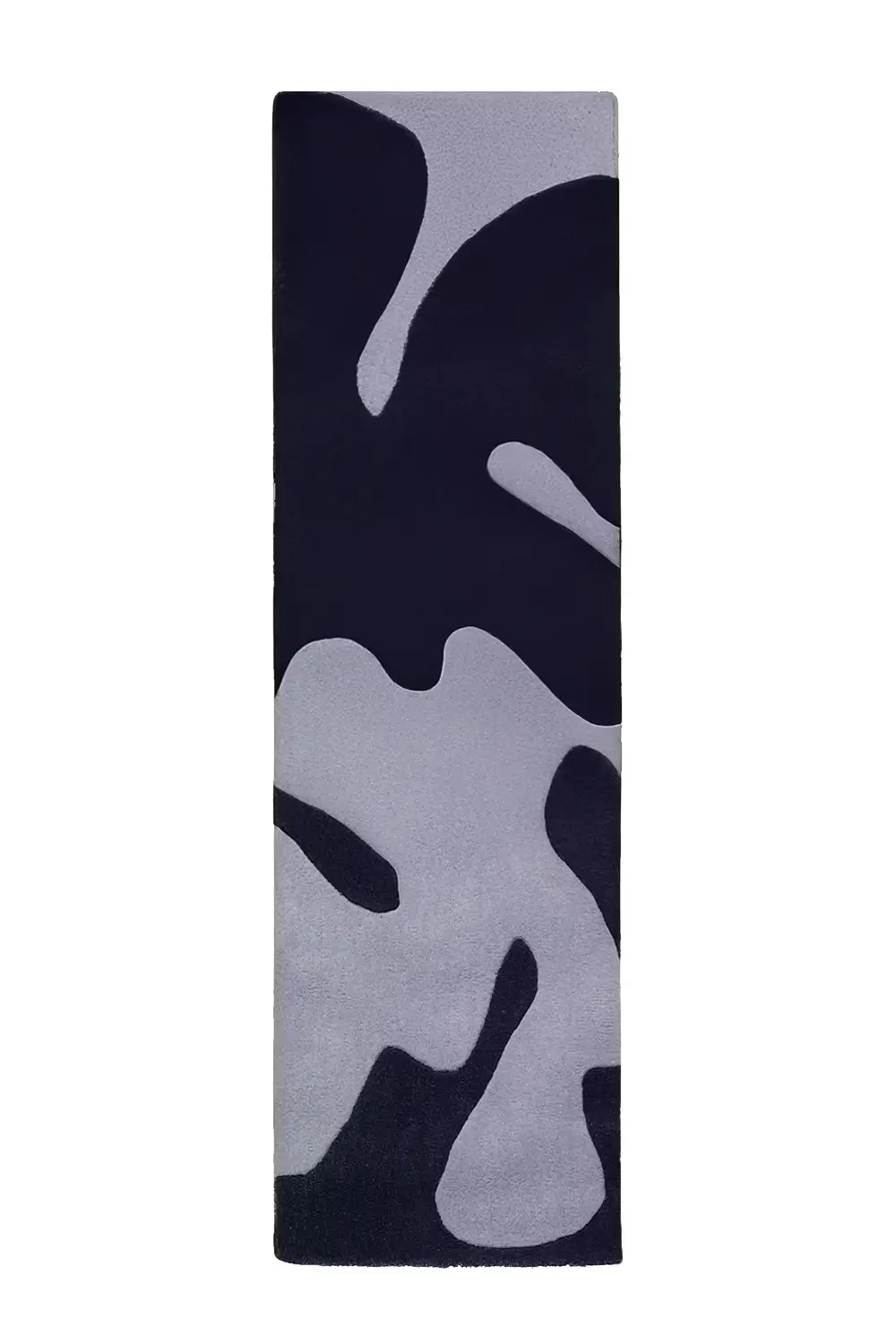 Organic Fusion Abstract Hand-Tufted Wool Runner Rug - Image 2