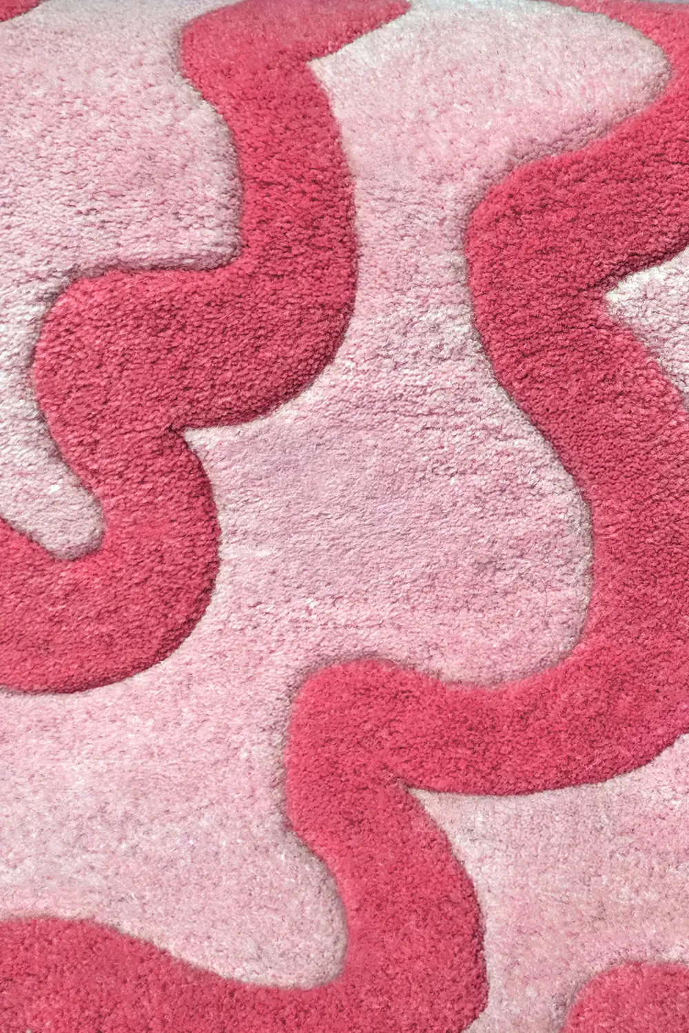 Burst Oval Hand-Tufted Wool Rug - Image 9