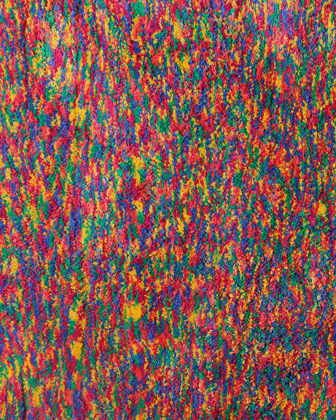 One of a Kind Rainbow Recycled Cotton Tufted Rug - Image 5