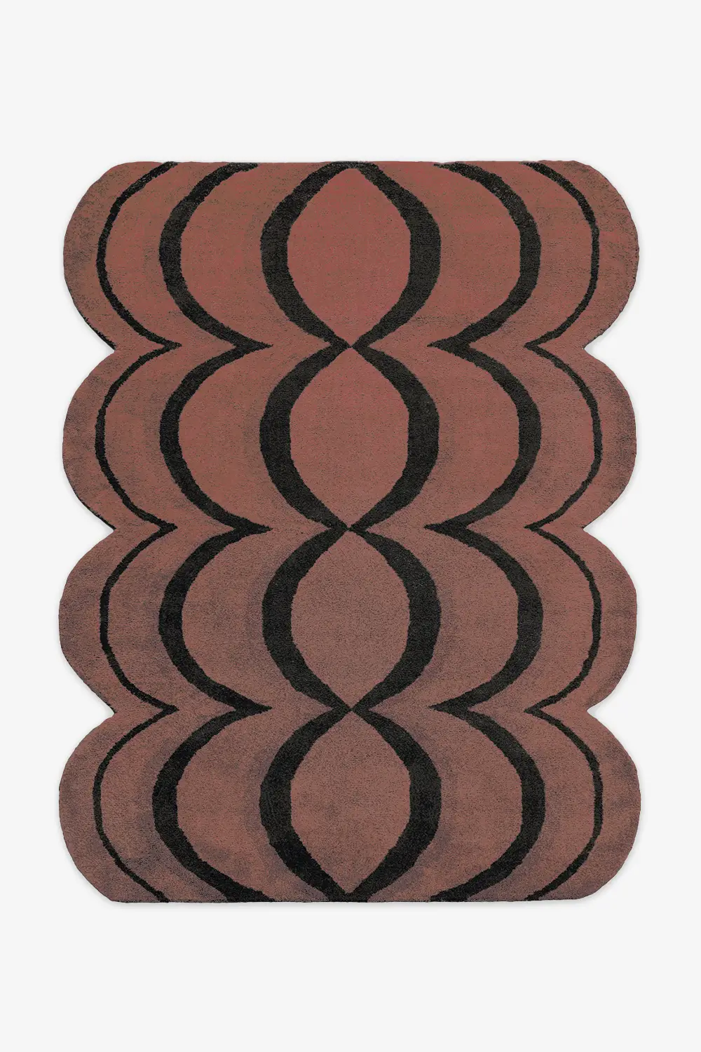Ripple Wavy Hand-Tufted Wool Rug - Image 10