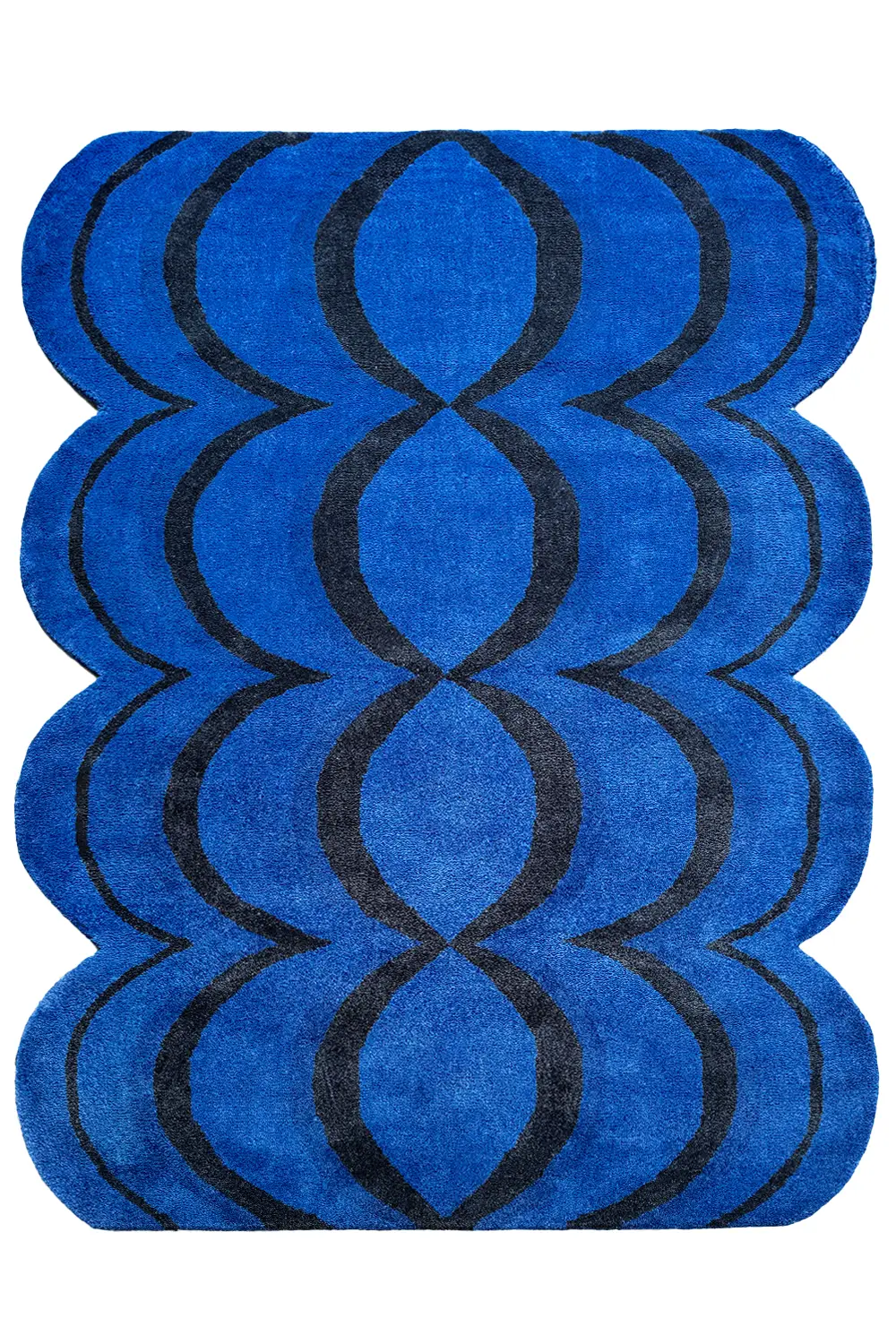 Ripple Wavy Hand-Tufted Wool Rug - Image 5