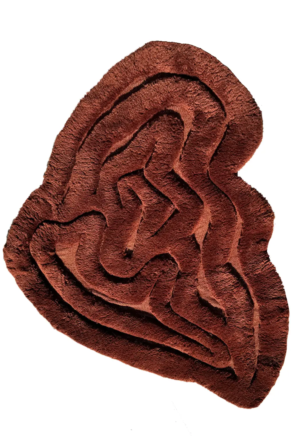 Rolling Tides Hand-Knotted Shag Wool Rug - Image 6
