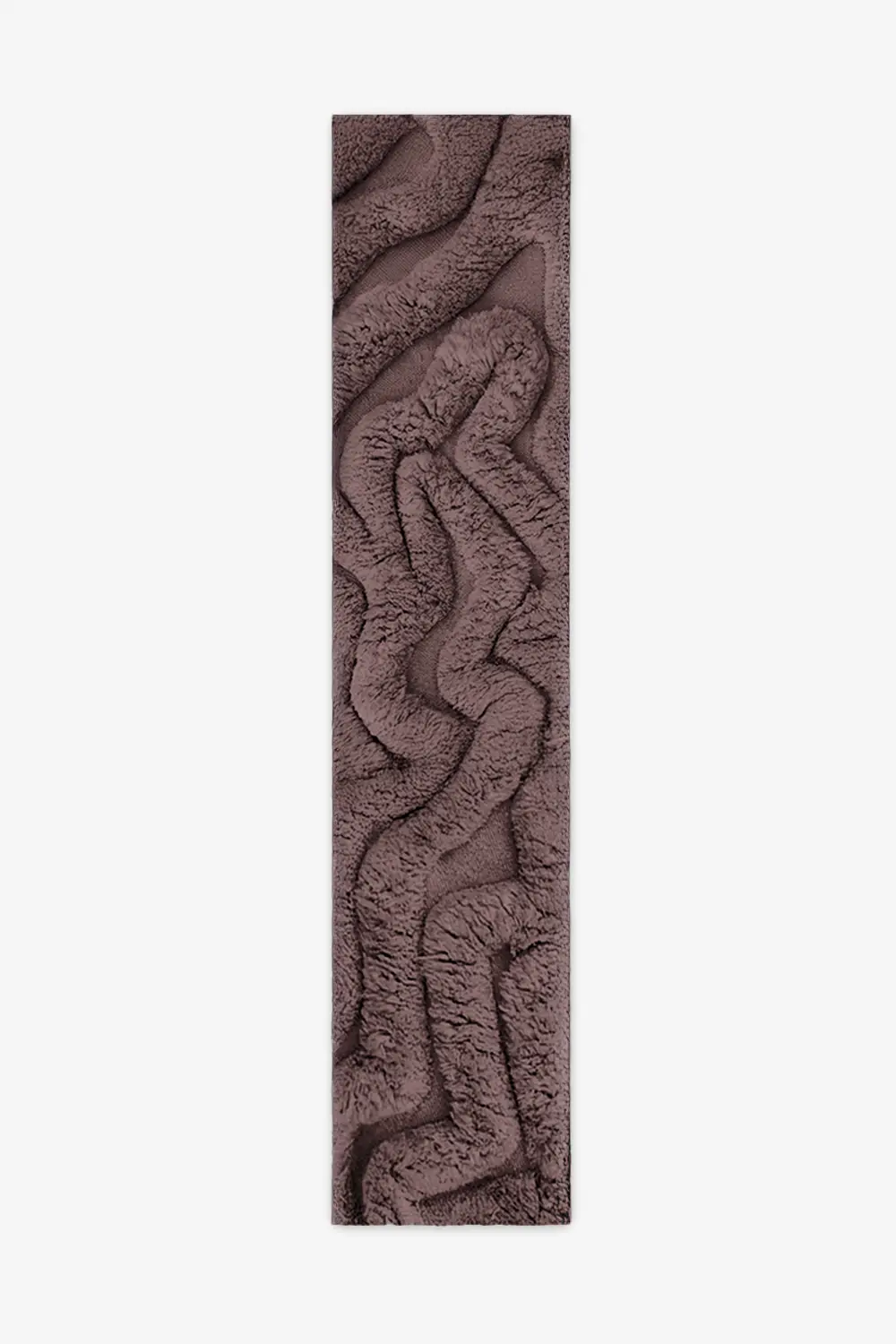 Rolling Tides Shag Wool Runner Rug - Image 4