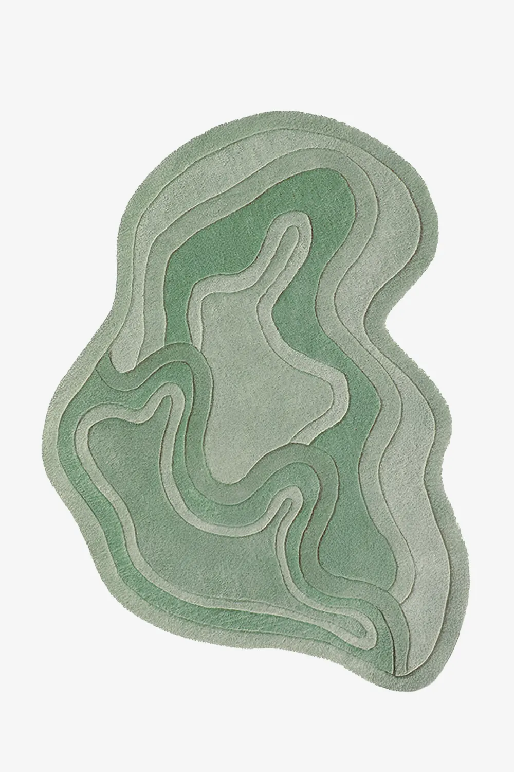 Rolling Tides Hand-Tufted Wool Rug - Image 6