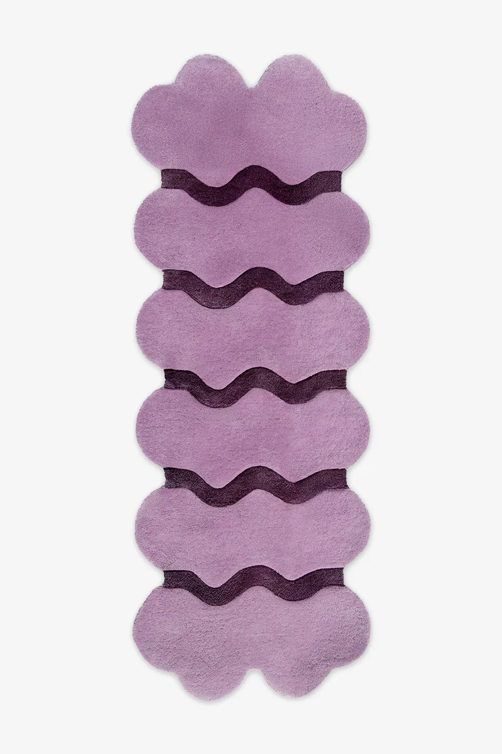 Sculpted Edge Hand-Tufted Wool Runner Rug - Image 9