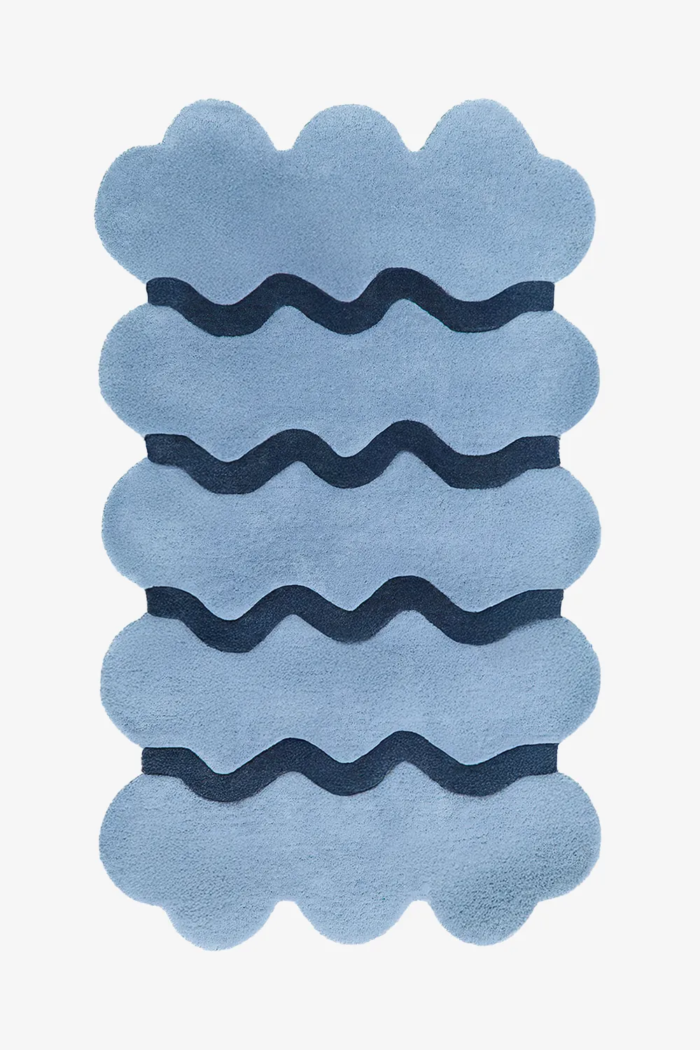 Sculpted Edge Hand-Tufted Wool Rug - Image 7