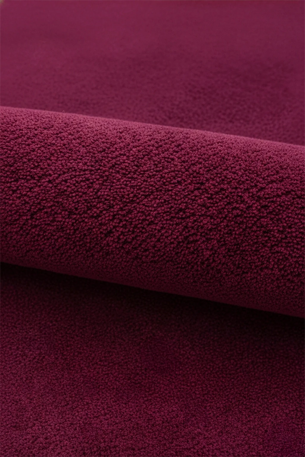 Burgundy Pink Hand-Tufted Wool Rug - Image 3