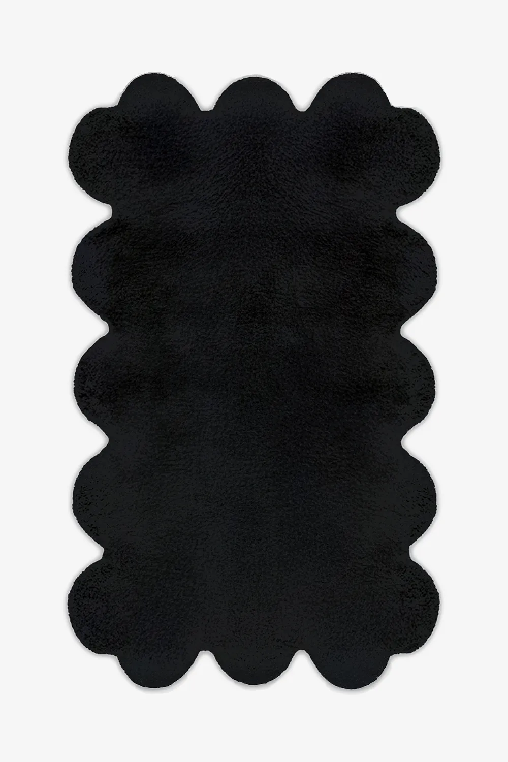 Customizable Solid Sculpted Edge Tufted Wool Rug - Image 6
