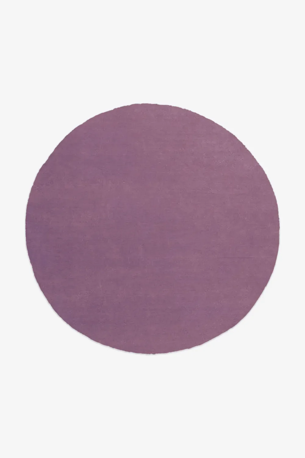 Solid Color Round Hand-Tufted New Zealand Wool Rug - Image 17