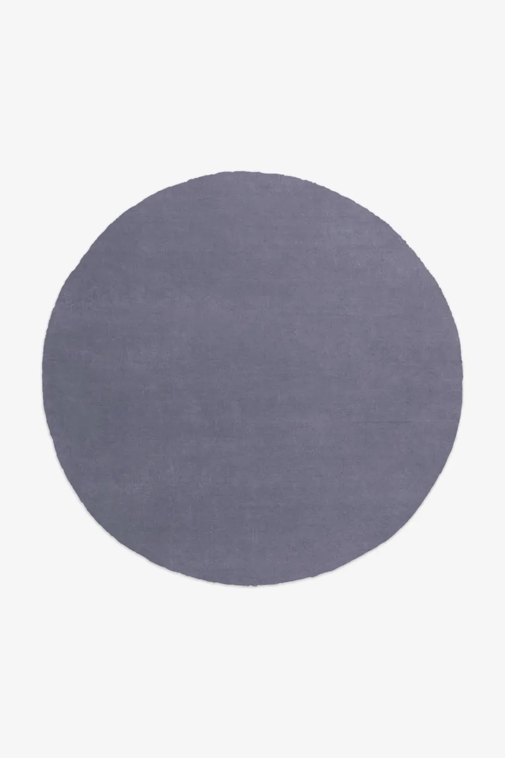 Solid Color Round Hand-Tufted New Zealand Wool Rug - Image 18