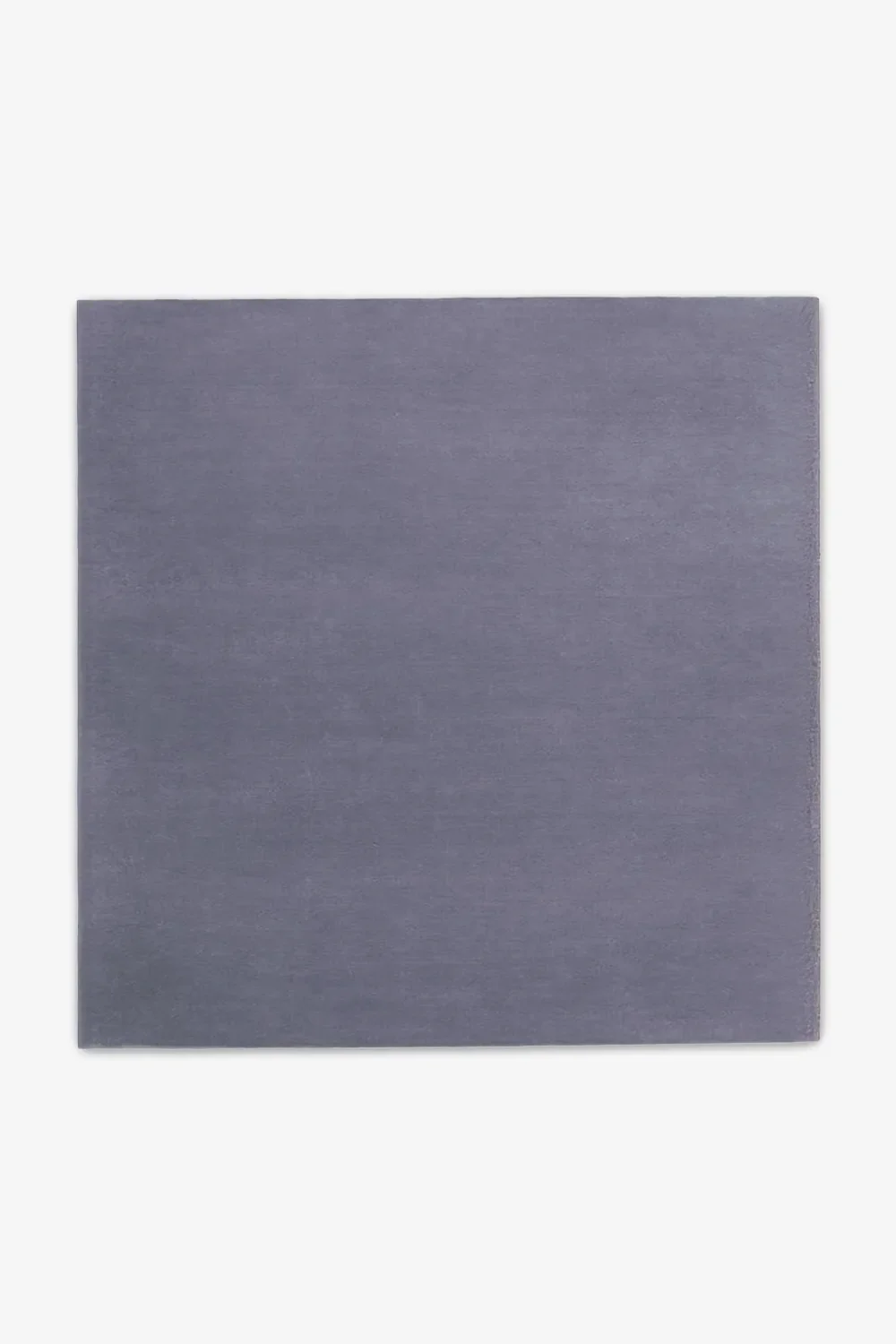 Solid Color Square Hand-Tufted New Zealand Wool Rug - Image 13