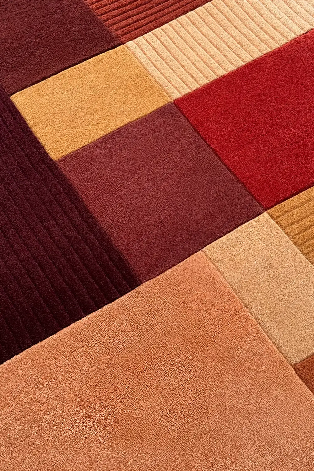 Sunset Mosaic Arch Hand-Tufted Wool Rug - Image 3