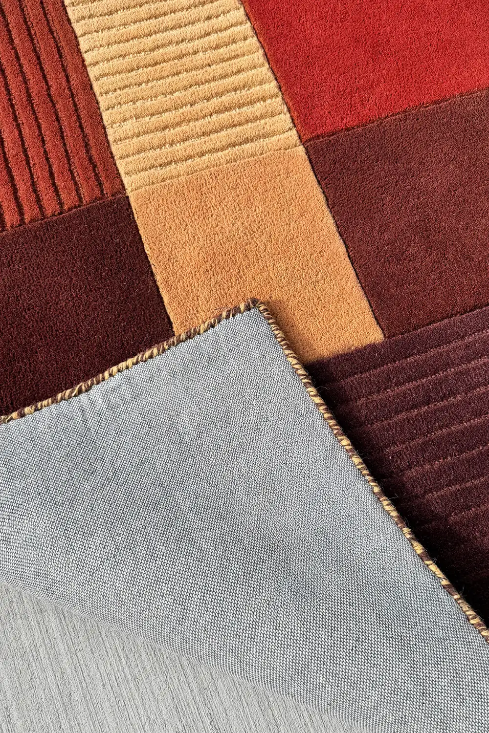 Sunset Mosaic Arch Hand-Tufted Wool Rug - Image 8