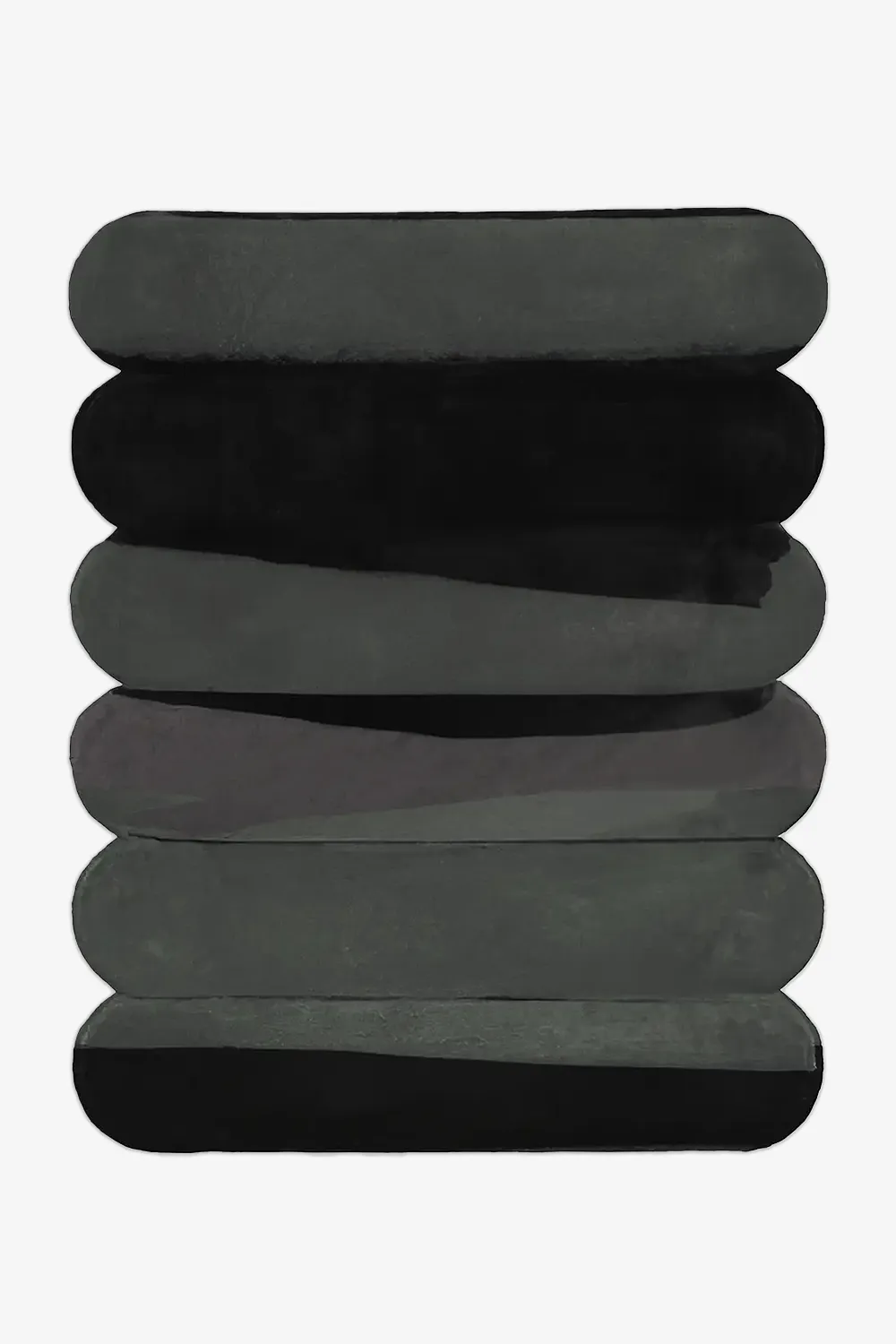 Temple Steps Scalloped Hand-Tufted Wool Rug - Image 5