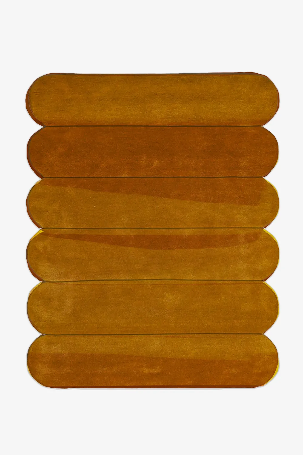 Temple Steps Scalloped Hand-Tufted Wool Rug - Image 6