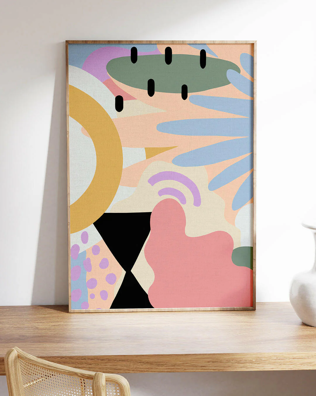 Tropical Paradise Bold Abstract Art Print - Image 4