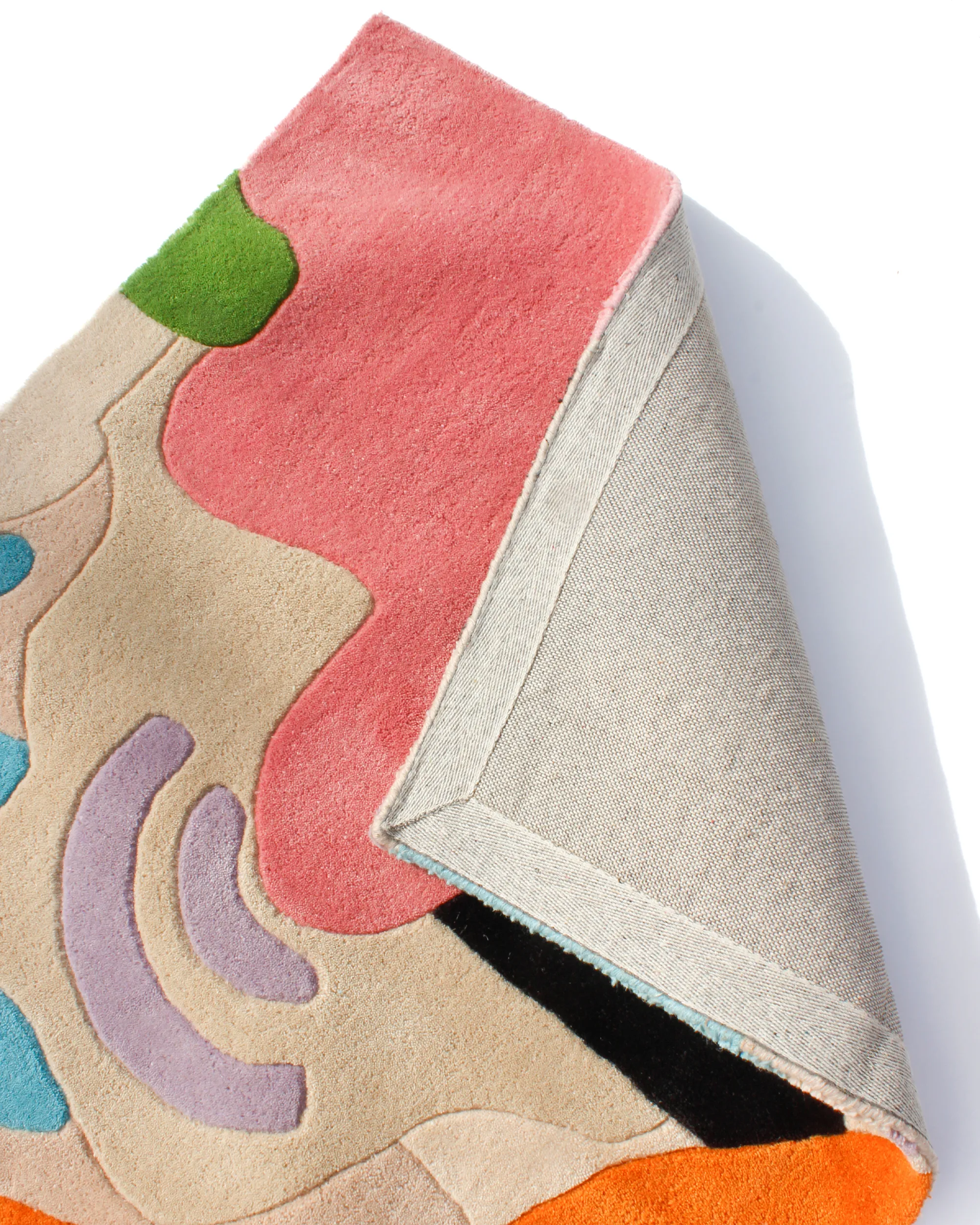 Tropical Paradise Hand-Tufted New Zealand Wool Rug - Image 4