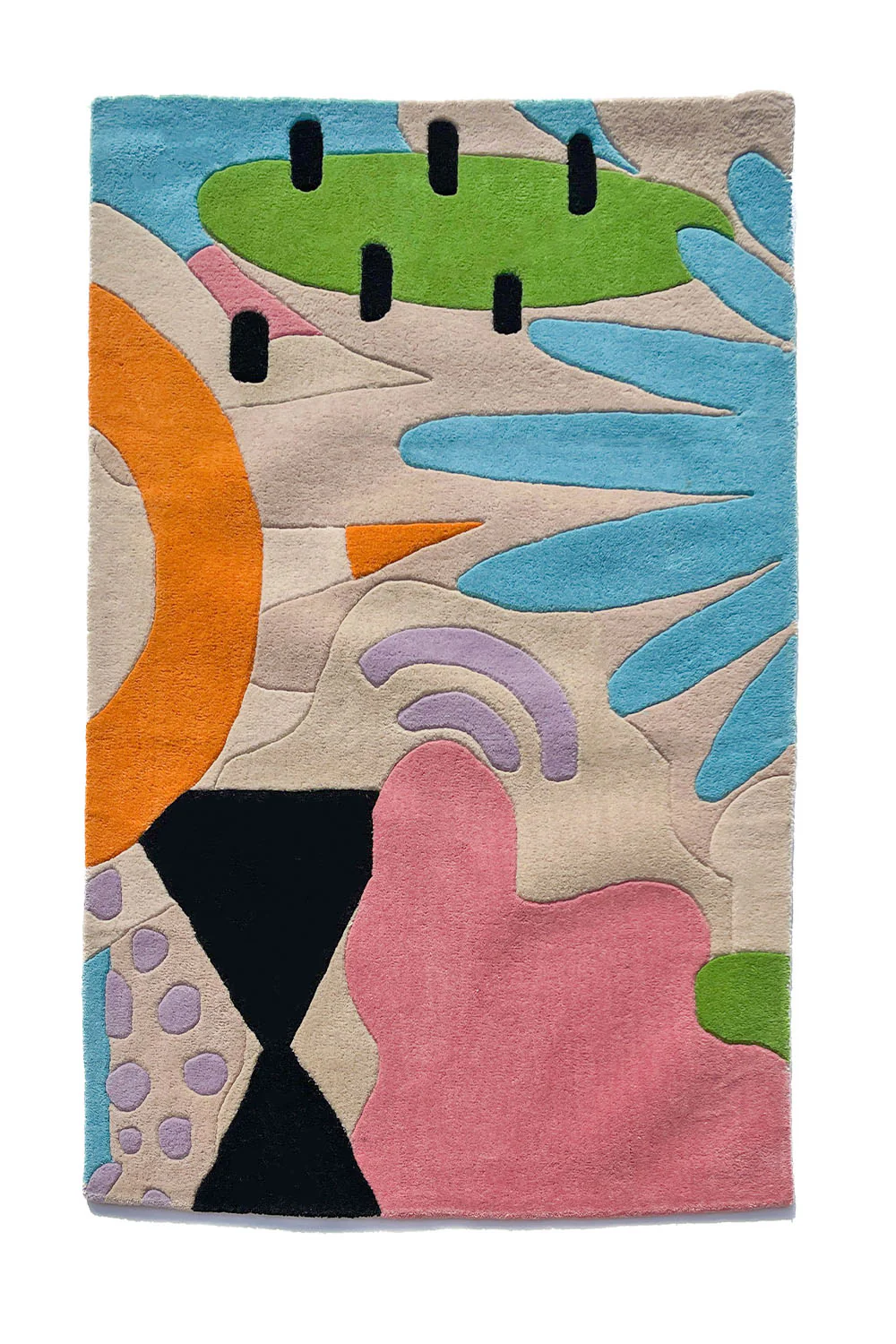 Tropical Paradise Hand-Tufted New Zealand Wool Rug - Image 7