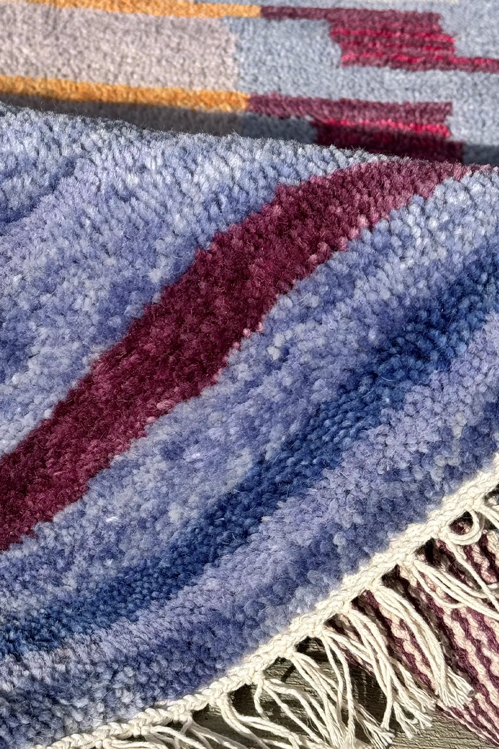 Twilight Reflection Hand-Knotted Wool Rug - Image 3