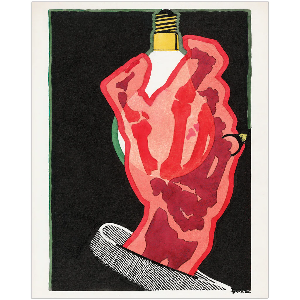 Hand X-Ray Vintage Lamp Advertisement Art Print - Image 4