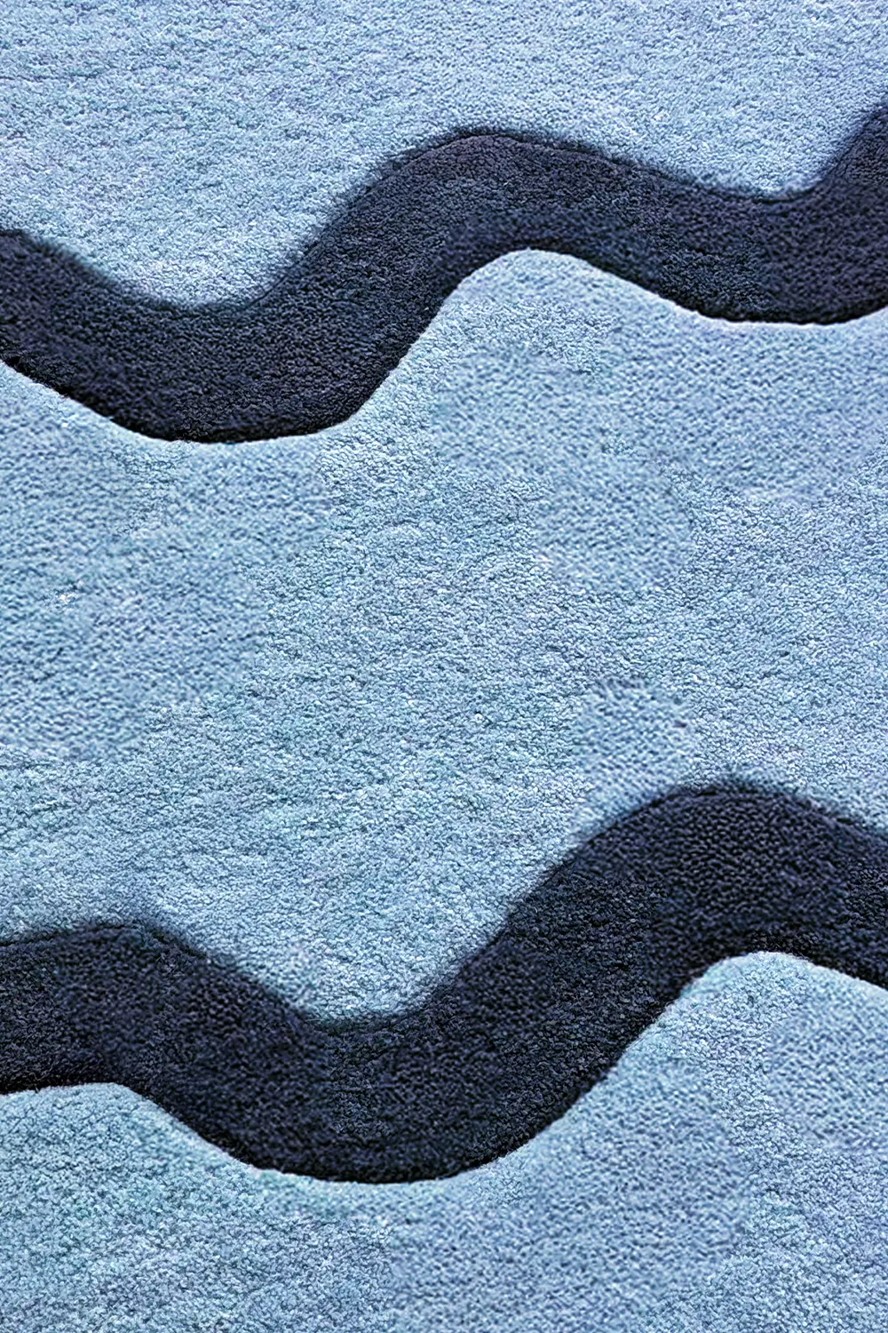 Wavy Stripe Hand-Tufted Wool Runner Rug - Image 10