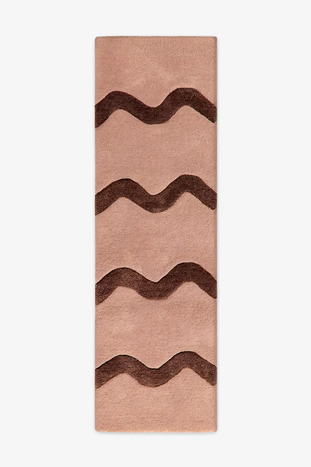 Wavy Stripe Hand-Tufted Wool Runner Rug - Image 4