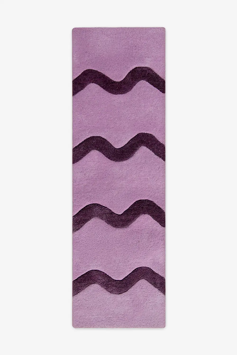 Wavy Stripe Hand-Tufted Wool Runner Rug - Image 7