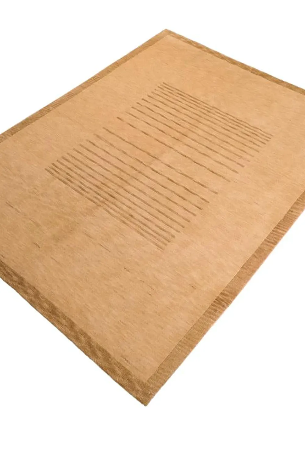 Golden Harmony Hand-Knotted Wool Rug - Image 4